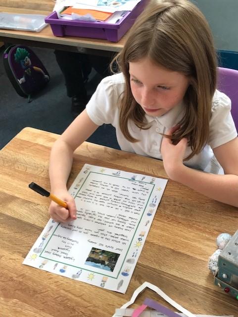 writing letter 